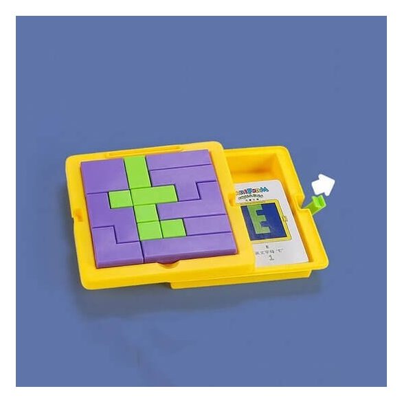 Logikai Puzzle készlet (55 db mintakártyával)