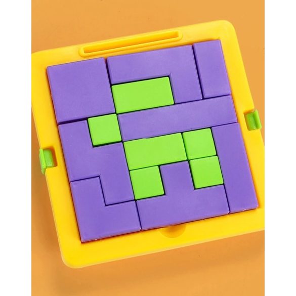 Logikai Puzzle készlet (55 db mintakártyával)