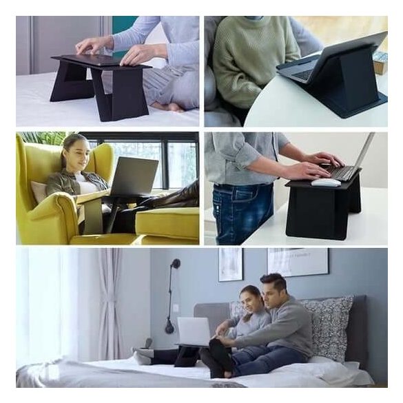 Hordozható, összecsukható laptop tartó állvány