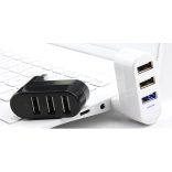 3 Portos USB 2.0 HUB forgatható fejjel