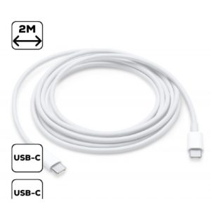 Kétoldalú Type C töltőkábel, 2m