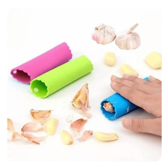 Szilikon fokhagyma pucoló 2 db