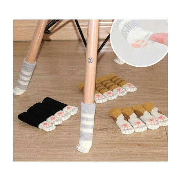 Székláb zokni cica tappancsos (4 db)