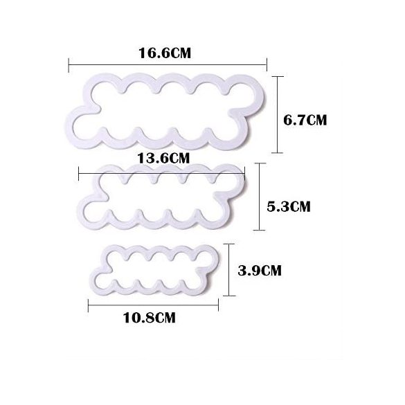Rózsakészítő forma tortadekorációhoz (3 db)