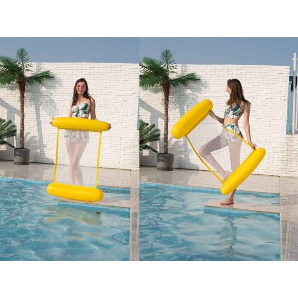 Felfújható hálós matrac pumpával