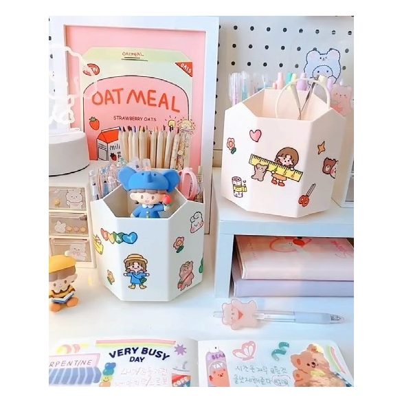 Írószertartó matricával