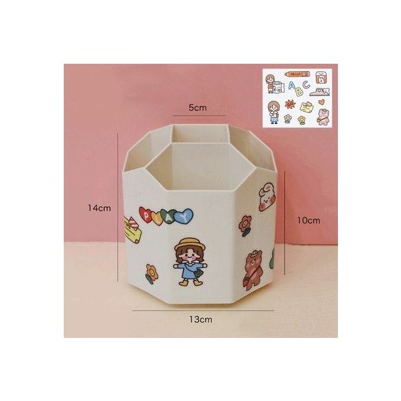 Írószertartó matricával