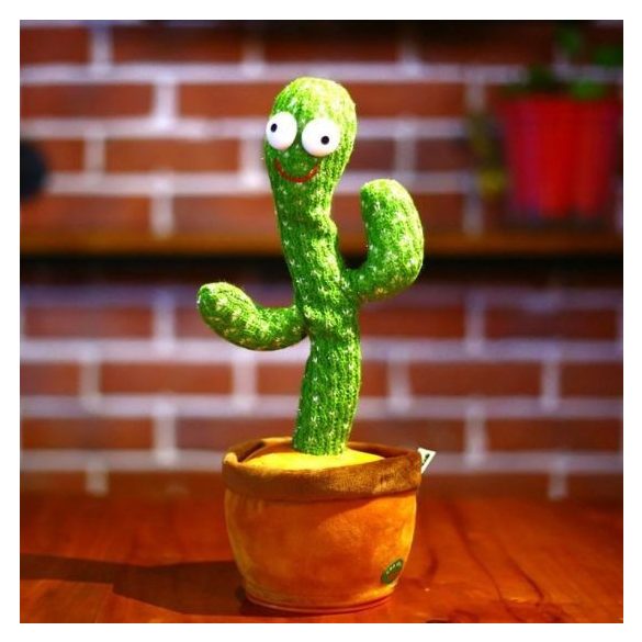 Beszélő, táncoló kaktusz, interaktív játék