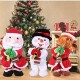 Karácsonyi táncoló plüss