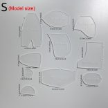 Kreatív varrósablon szett, mackó varráshoz