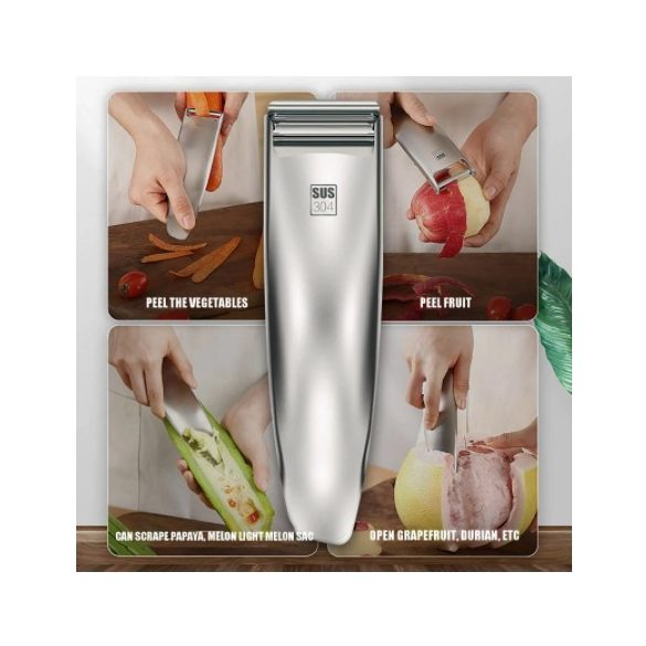 Zöldség és gyümölcs multifunkcionális hámozó