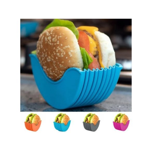 Szilikon hamburger tartó 