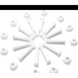 Intex medence medencecsukló csapok, medence csapszeg, intex stift (20 db)