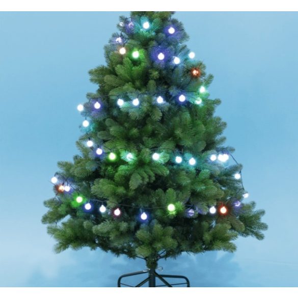 50 LED-es gömb fényfüzér