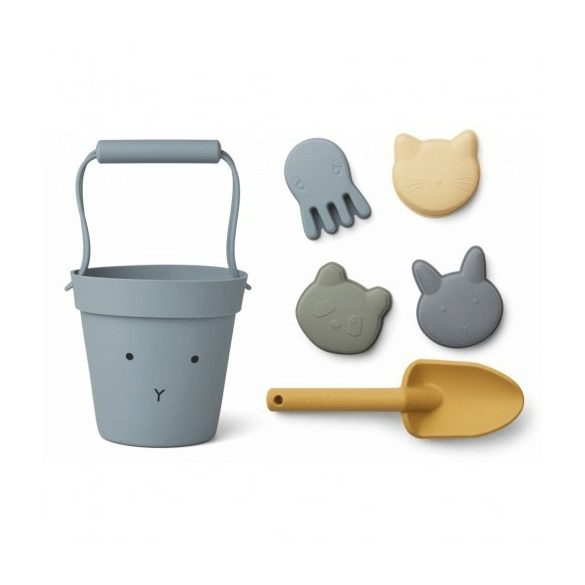 Színes szilikon homokozó szett