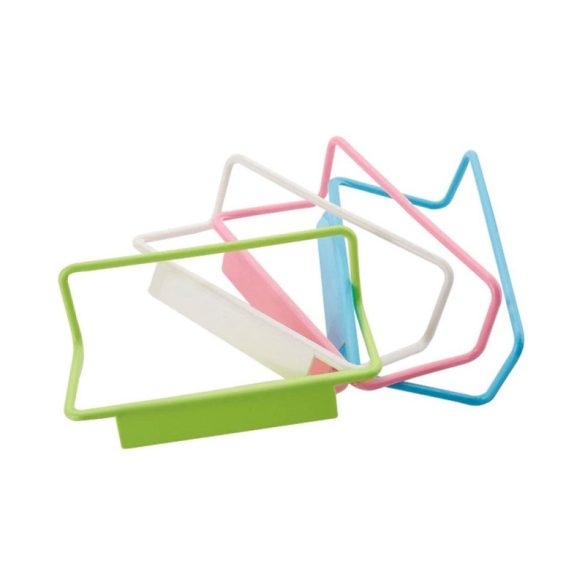 Szekrényajtóra akasztható konyharuha tartó