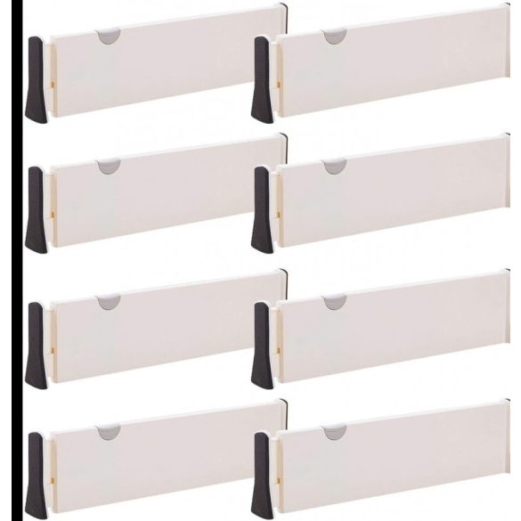 8 db-os állítható fiókelválasztó, rendszerező