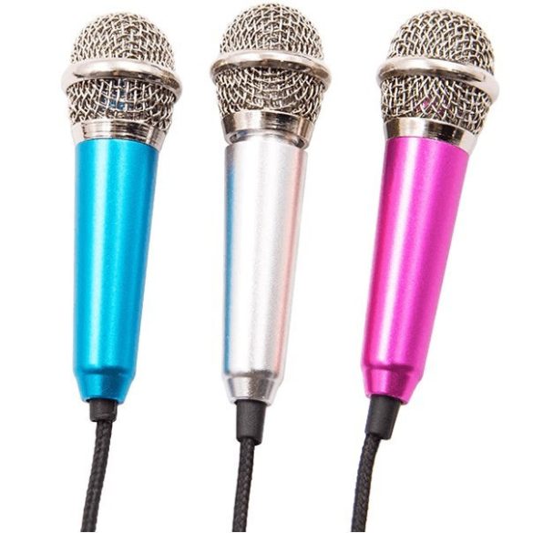 Mini hordozható mikrofon