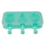 Szilikon jégkrém készítő forma - gyümölcsös