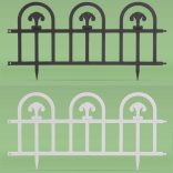 Műanyag virágágyás szegély, kerítés