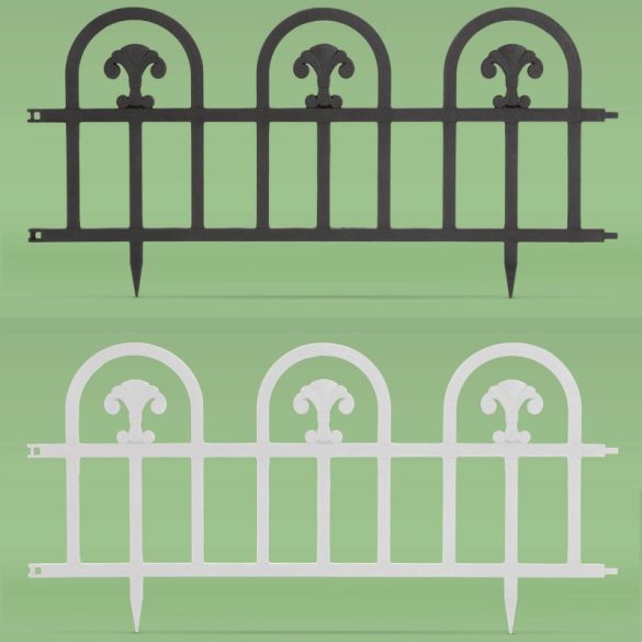 Műanyag virágágyás szegély, kerítés