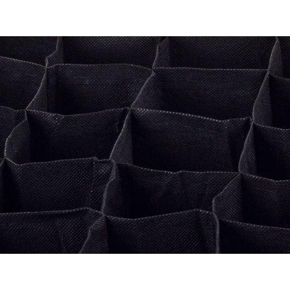 16 rekeszes fiók rendszerező (fekete-rózsaszínű)