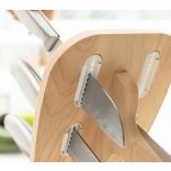 InnovaGoods késkészlet fa állvánnyal