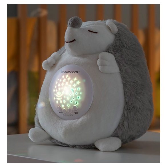 InnovaGoods Plüss sündisznó hangszóróval és kivetítővel