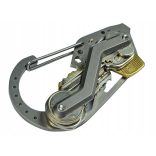 Karabiner kulcstartó