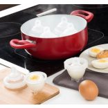 Tojásfőző szilikon forma -6 darabos