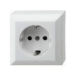   GAO 0310H Business Line IP20 földelt aljzat, 1 férőhelyes földelt csatlakozóaljzat, beltéri, 230V~/50Hz/16A, fehér