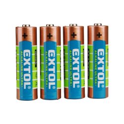   EXTOL ENERGY elem klt. 4 db, alkáli, 1,5V, méret: AA (LR6); hosszú étettartam, bliszteren