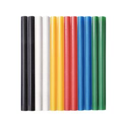   EXTOL CRAFT ragasztóstift klt., többszínű; 12db, 100×7,2 mm, bliszteren