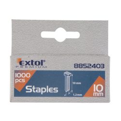   EXTOL PREMIUM szeg fejjel profi tűzőgéphez 1000db ; 14mm (2,0×1,2×0,52mm)