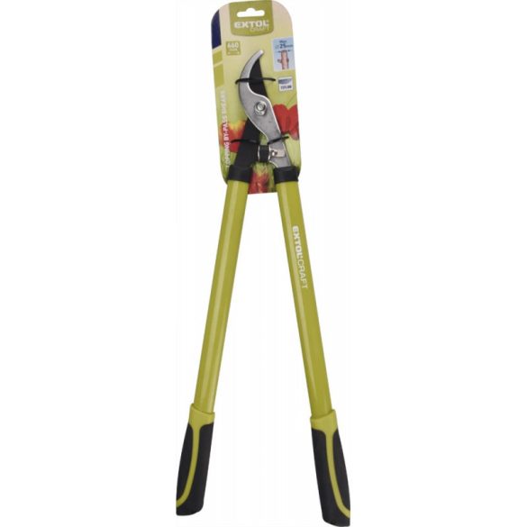 EXTOL CRAFT ágvágó olló; mellévágó, 660 mm, festett acél penge, műanyag borítású nyél, max. átvágható: 25 mm