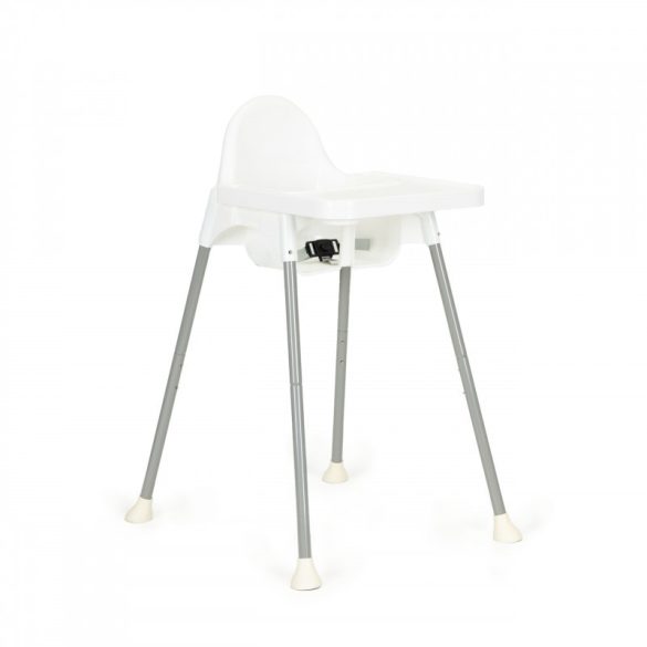 Két az egyben etetőszék, fehér ECOTOYS - gyerek etetőszék, babaszék, baba ülőszék, asztali etetőszék