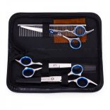 Kutyák, macskák nyírásához szett, olló, fésű, tok - Állatnyíró készlet