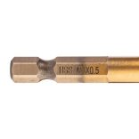 NEO TOOLS Gépi menetfúró, 2az1ben előfúró éllel, HSS-Titán, M3X0,5mm, hatszög szárral 08-949