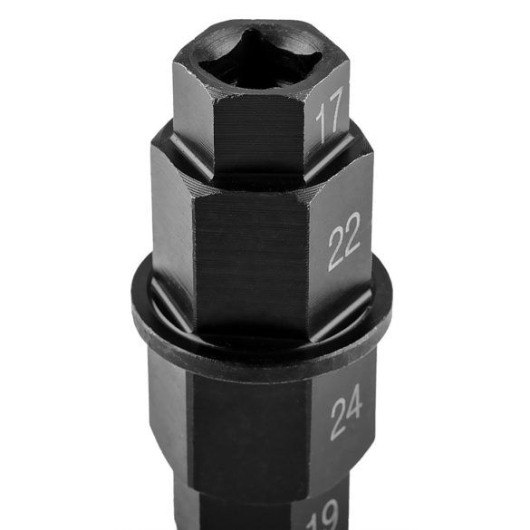 NEO TOOLS Motorkerékpár elsőtengely kulcs 4 az 1-ben 10-502