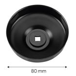 NEO TOOLS Olajszűrő kulcs 80mm, 15 pontos, 3/8" kulcsnyílással 11-367