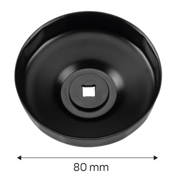 NEO TOOLS Olajszűrő kulcs 80mm, 15 pontos, 3/8" kulcsnyílással 11-367