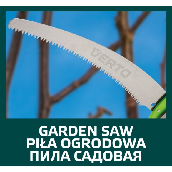 VERTO HERNYÓZÓ 220mm-ES FŰRÉSSZEL, KÖTÉLLEL, penge: 57mm 15G260