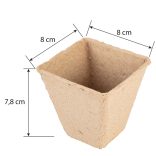 VERTO Palántázó doboz, papír, 8x8x7,8cm, 18 db/cs 15G464