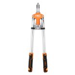 NEO TOOLS Popszegecshúzó 2 karos, egyenes, alu és acél szegecsekhez, 3.2-6.4mm-ig 18-106-1