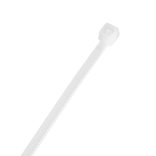 TOPEX KÁBELKÖTEGELŐ, gyorskötöző, 2,5mm x 100mm, fehér, 100db 44E975