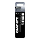GRAPHITE Csigafúró, HSS DIN 338, 4mm, 2db/cs 54T987
