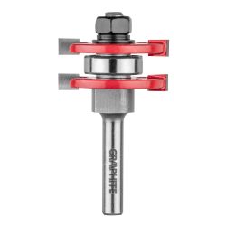   GRAPHITE Felsőmaró kés, dupla horonymaró 41 x 6.35mm, 8mm 56H221