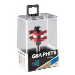 GRAPHITE Felsőmaró kés, dupla horonymaró 41 x 6.35mm, 8mm 56H221