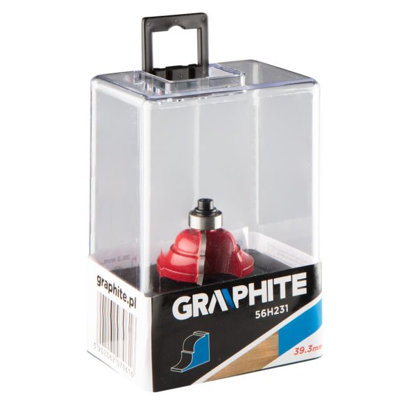 GRAPHITE Felsőmaró kés profilmaró 39.3 x 15.9mm, 8mm 56H231