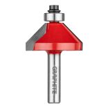 GRAPHITE Felsőmaró készlet, 8mm-es szárral, 15db-os 56H241